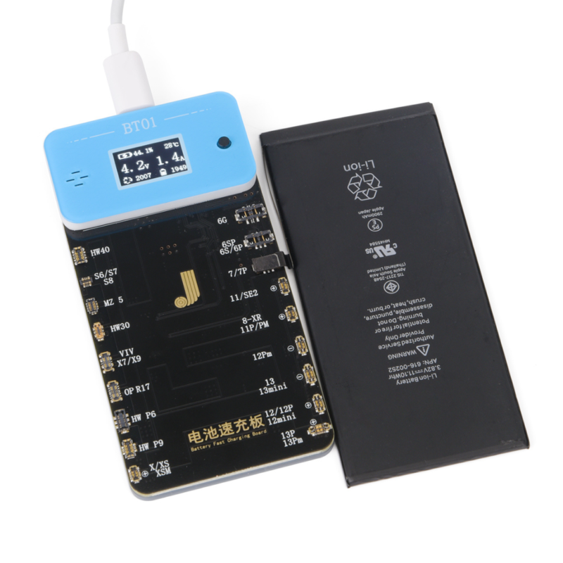 JC BT-01 battery pd charger board iPhone 6-15PM+ Android