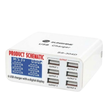 6 Port USB Fast Charger